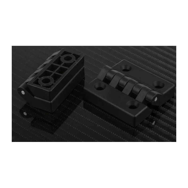 RS PRO Matt Nylon Butt Hinge with Knuckle Pin, Screw Fixing, 64mm x 64mm x 13mm 702-7831