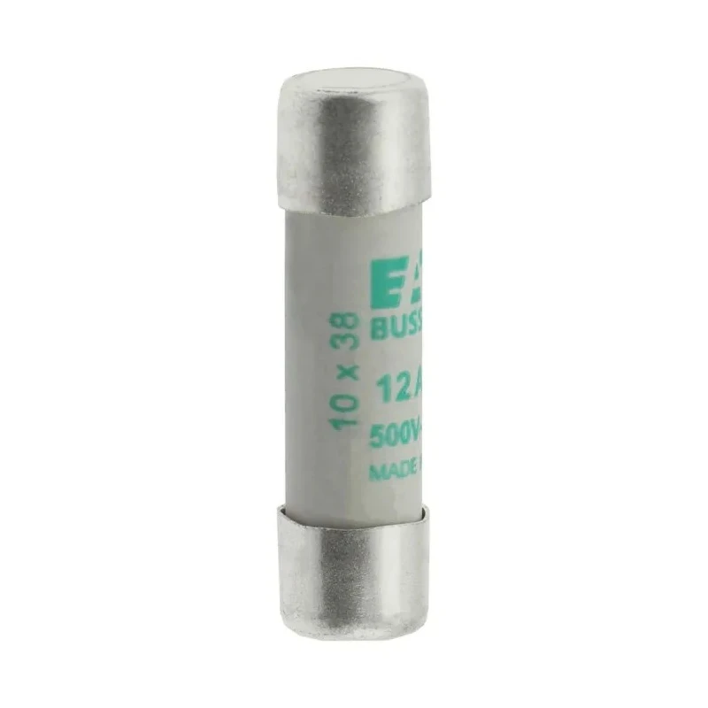 Eaton 12A Ceramic Cartridge Fuse 10 x 38 mm 500V AC aM Series C10M12
