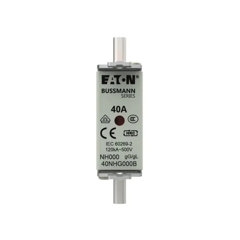 Eaton NH Fuse 40A Current Rating 79 mm x 51 mm x 21 mm Size 500V AC Voltage 40NHG000B