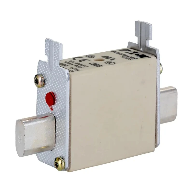 Eaton 80A Centred Tag Fuse NH000 500V AC Dual Indication High Rupture Capacity NH000 