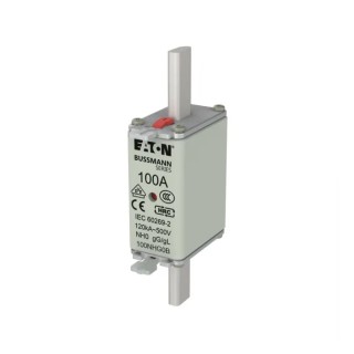 Eaton 100A NH Fuse 125 mm x 58 mm x 30 mm 500V AC High Rupture Capacity 100NHG0B