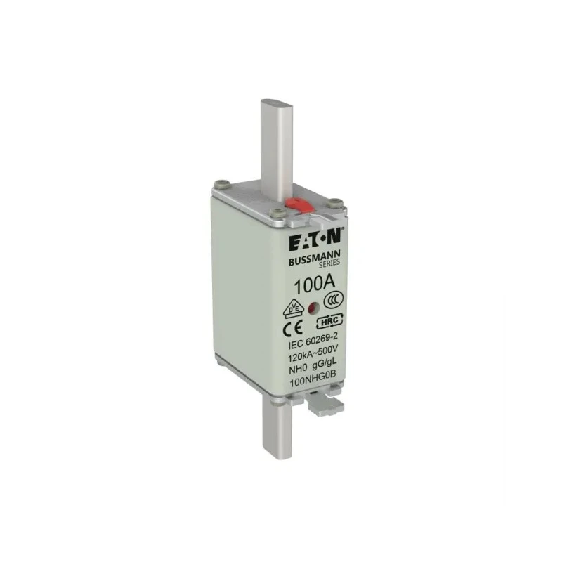 Eaton 100A NH Fuse 125 mm x 58 mm x 30 mm 500V AC High Rupture Capacity 100NHG0B