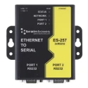Brainboxes Server Serial Device Server, 2 Ports, 1 Mbps Baud Rate, 5 to 30 V dc Supply ES-257
