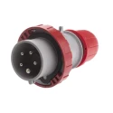 Scame Industrial Power Connector Adapter 3P+N+PE Cable Mount 16A 415V Straight IP66 IP67 RED 218.1637RV