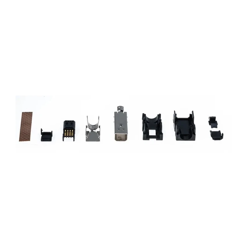 TE Connectivity Cable Straight Mini I/O Connector Male, 8 Way, Shielded 2040008-1