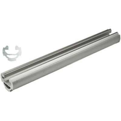 Bosch Rexroth Silver Aluminium Round Tube 10 mm Groove, 3000 mm Length, Dia. 28 mm, Series EcoShape 3842996192/3000