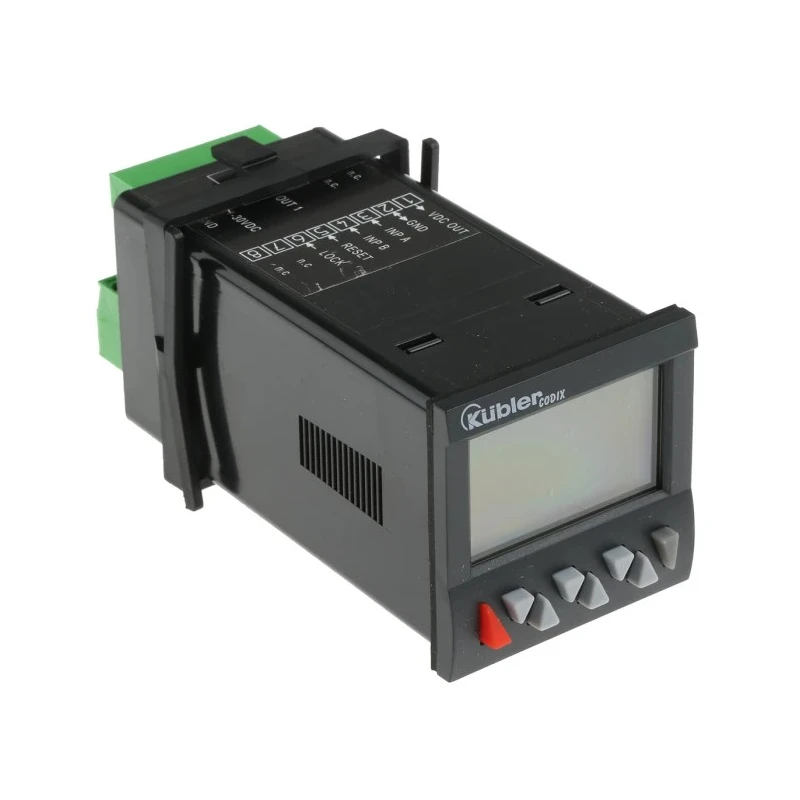 Kubler CODIX 907 12 Digit LCD Multifunctional Digital Counter Panel Mount Device 10-30VDC Germany 6.907.0100.3A0
