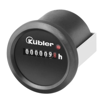 Kubler HR 47 Panel Mount 7 Digit Digital Counter 4mm Digit Height CE Approved 3.474.911.373