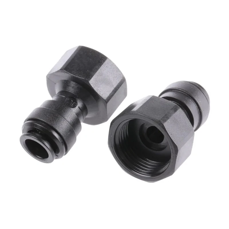 John Guest Nitrile O-Ring Black Acetal Copolymer Fitting Male Female 5/8 in PM451015FE