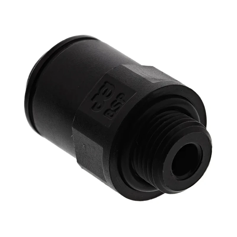 John Guest PM Series Pneumatic Fitting 6mm Push-in Male Threaded-to-Tube G 1/8 Male 16 bar 65°C PM010611E