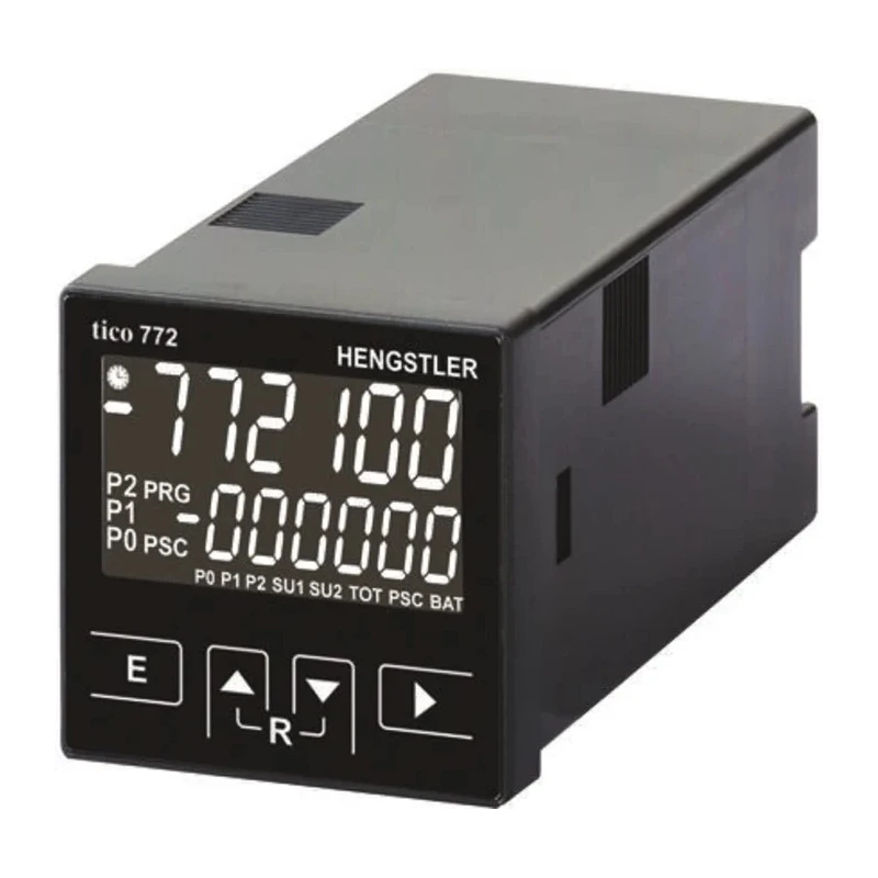 Hengstler Multifunctional 6 Digit Counter TICO 772, 9.3mm Digit Height, Automatic & Manual Reset, Panel Mount 0 772 301