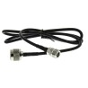 RF Solutions CBA Series Coaxial Cable Male Type N to Male N Type 1 m 50 Ω CBA-NF-NM1