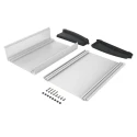 Bopla Aluminium and ABS Desktop Enclosure Sloped Front Black Natural 250 mm x 181.2 mm x 68.2 mm 92865250.MT6 ATPH 1865-0250
