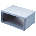 METCASE Unimet Grey Aluminium Instrument Case 150 mm Height 260 mm Length 350 mm Width M5635305