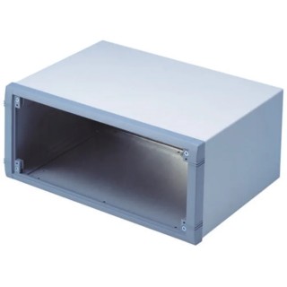 METCASE Unimet Grey Aluminium Instrument Case 150 mm Height 260 mm Length 350 mm Width M5635305
