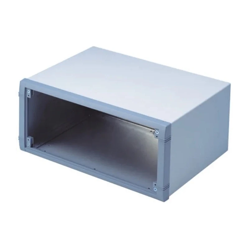 METCASE Unimet Grey Aluminium Instrument Case 150 mm Height 260 mm Length 350 mm Width M5635305