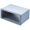 METCASE Unimet Grey Aluminium Instrument Case 150 mm Height 260 mm Length 350 mm Width M5635305
