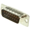 Amphenol Communications Solutions 15 Way Straight 2.74 mm Pitch Panel Mount D-Sub Connector Male FCE17