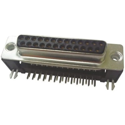 Amphenol Communications Solutions 9 Way Right Angle 2.74 mm Pitch Through Hole D-Sub Connector with 4 to 40 UNC FCE17