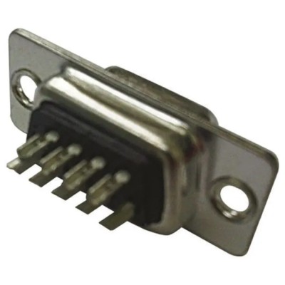 Amphenol Communications Solutions 25 Way Straight 2.76 mm Pitch Panel Mount D-Sub Connector Female FCE17