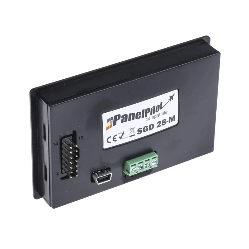 Lascar Digital Panel Multifunction Meter with TFT Display, Voltage Measurement, 54.5 mm x 87 mm SGD 28-M