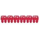 Legrand CAB 3 Cable Marker Red Polyamide 66 for 0.15-0.5 mm Cables 0 381 02