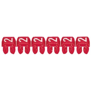 Legrand CAB 3 Cable Marker Red Polyamide 66 for 0.15-0.5 mm Cables 0 381 02