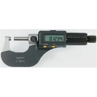 RS PRO External Micrometer Imperial & Metric 0–25 mm, ±0.004 mm Accuracy, 0.001 mm Resolution 705-1229