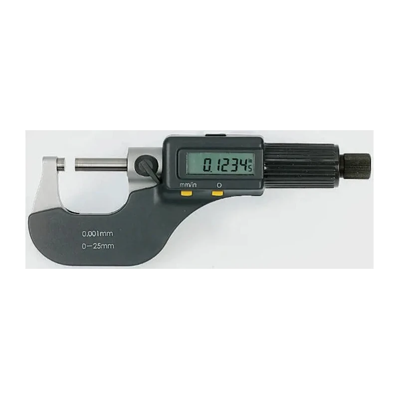 RS PRO External Micrometer Imperial & Metric 0–25 mm, ±0.004 mm Accuracy, 0.001 mm Resolution 705-1229