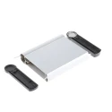 ROLEC Aluminum Silver Black Handheld Enclosure Integral Battery Compartment Display Window IP54 IP65 mobilCASE 253.100.165