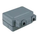 MK Electric Masterseal Plus 13A Active 2 Gang Key Operated RCD Socket Surface Mounted Polycarbonate IP66 IP56 K56231GRY