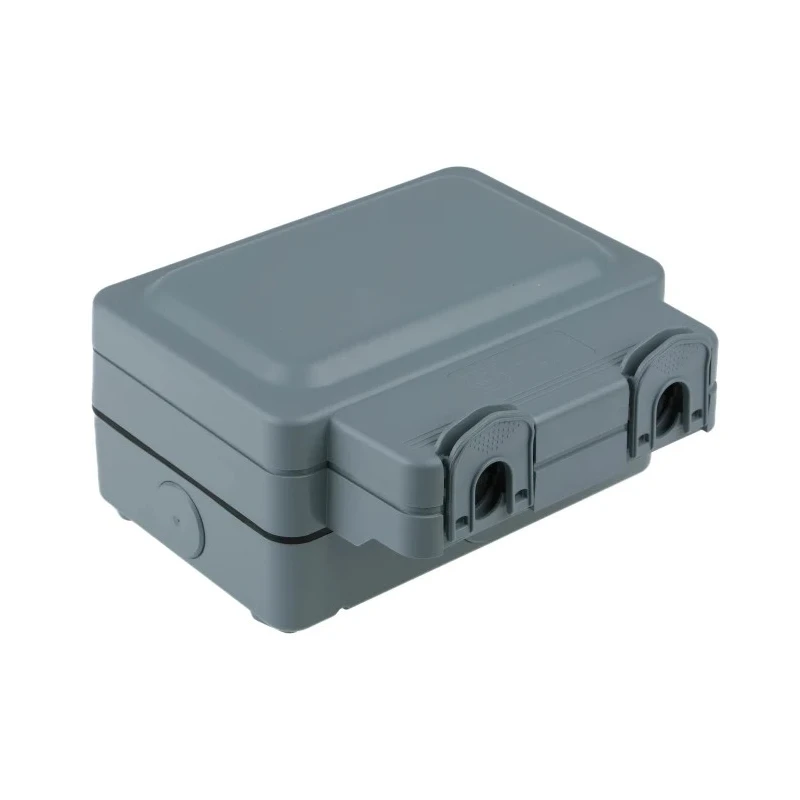 MK Electric Masterseal Plus 13A Active 2 Gang Key Operated RCD Socket Surface Mounted Polycarbonate IP66 IP56 K56231GRY
