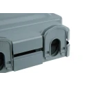 MK Electric Masterseal Plus 13A Active 2 Gang Key Operated RCD Socket Surface Mounted Polycarbonate IP66 IP56 K56231GRY