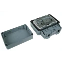 MK Electric Masterseal Plus 13A Active 2 Gang Key Operated RCD Socket Surface Mounted Polycarbonate IP66 IP56 K56231GRY