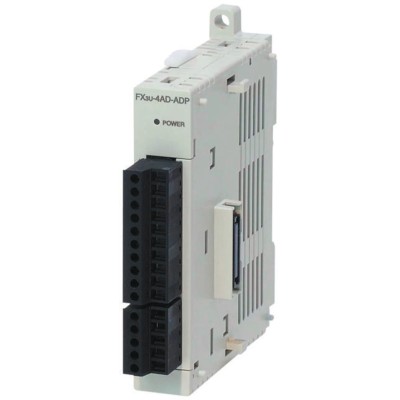 Mitsubishi Electric FX3U Series PLC I/O Module 5, 24V DC 16 Bit Resolution 
