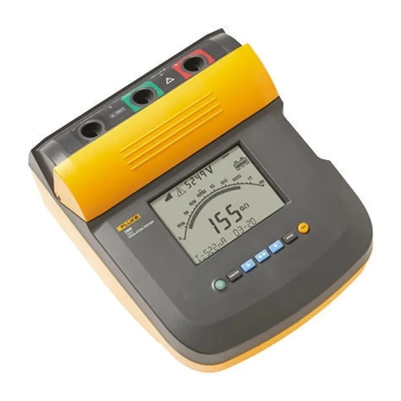 Fluke Insulation Tester, 250 V Min, 10 kV Max, 2 TΩ Insulation Resistance, CAT IV 600V, CAT III 1V FLUKE 1555