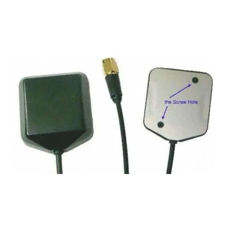 RF Solutions Square GPS Antenna with SMA Male Connector 1574.32-1576.52 MHz Bandwidth 10 MHz Gain 5 dBi ANT-GPSMG
