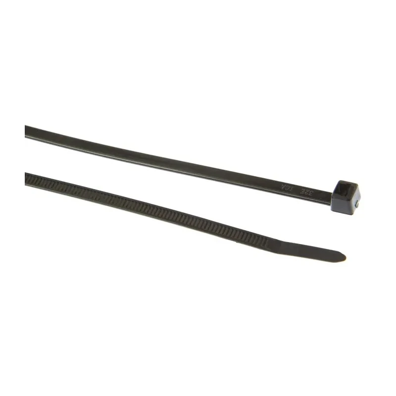 HellermannTyton Non-Releasable Cable Tie 390 mm x 4.6 mm Black Polyamide 66 111-05440 T50L-PA66W-BK