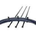 HellermannTyton Non-Releasable Cable Tie 390 mm x 4.6 mm Black Polyamide 66 111-05440 T50L-PA66W-BK