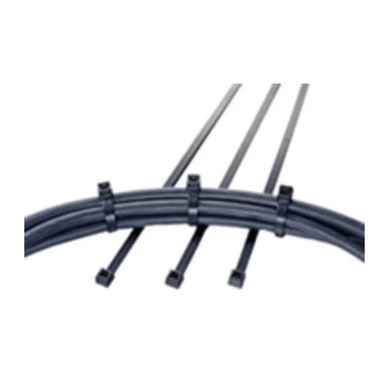 HellermannTyton Non-Releasable Cable Tie 390 mm x 4.6 mm Black Polyamide 66 111-05440 T50L-PA66W-BK