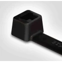 HellermannTyton Non-Releasable Cable Tie 390 mm x 4.6 mm Black Polyamide 66 111-05440 T50L-PA66W-BK