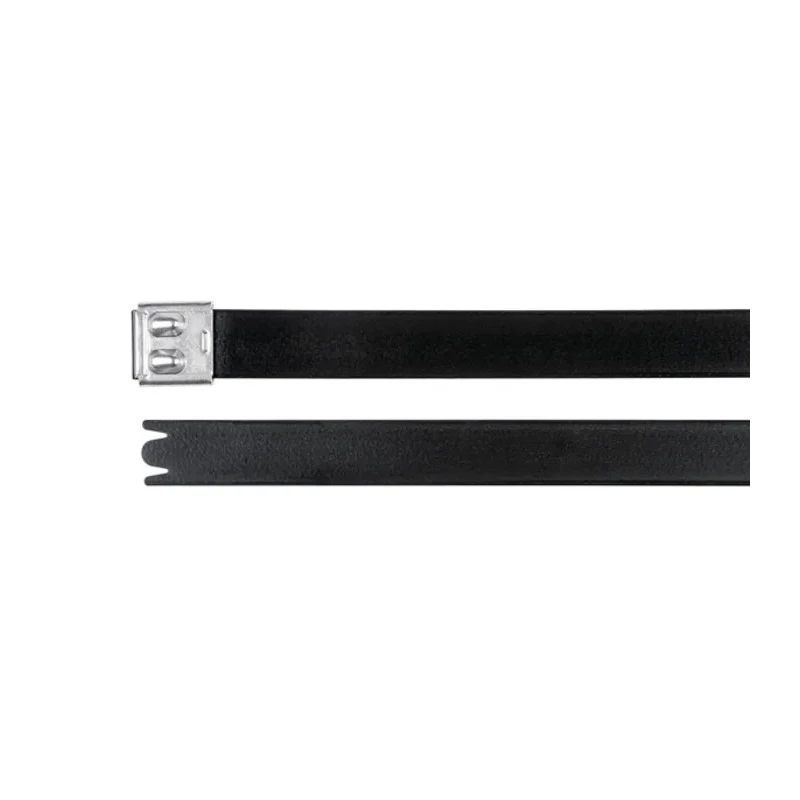 HellermannTyton Cable Tie Roller Ball 521 mm x 12.3 mm Black Polyester Coated Stainless Steel 111-00300 MBT20XHFC-SP/SS316-BK