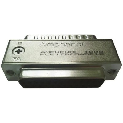 Amphenol Communications Solutions 15-Way D-Sub Filtered Adapter Straight Through Hole Mount 39.14mm Length FCE17-A15AD-250