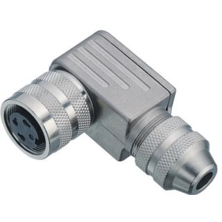 binder Circular Connector 12 Contacts Cable M16 Plug Female IP67 Copper Zinc Alloy Housing 3A 60V 423 Series 99-5130-75-12