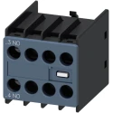 Siemens Auxiliary Contact 1 Contact 1 NO Snap-On Mount SIRIUS Innovations 10A 250V DC 690V AC 3RH2911-1HA10