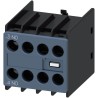 Siemens Auxiliary Contact 1 Contact 1 NO Snap-On Mount SIRIUS Innovations 10A 250V DC 690V AC 3RH2911-1HA10