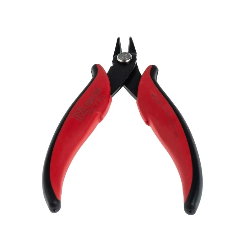 RS PRO Precision Flush Cable Cutter 1.3mm Maximum Cutting Capacity Steel Jaw Bi-Metal Handle 602-230