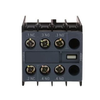 Siemens Auxiliary Contact, 3 Contact, 2 NO/1 NC, SIRIUS Series, Snap-On Mount, 10 A, 250 V DC, 690 V AC, 3RH2911-1HA21