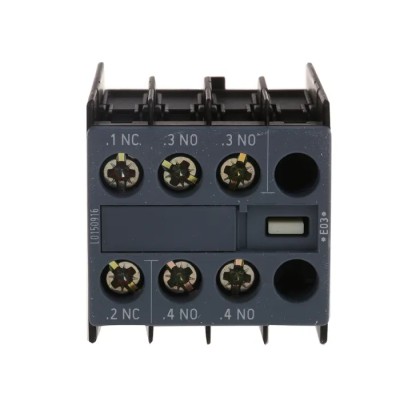 Siemens Auxiliary Contact, 3 Contact, 2 NO/1 NC, SIRIUS Series, Snap-On Mount, 10 A, 250 V DC, 690 V AC, 3RH2911-1HA21