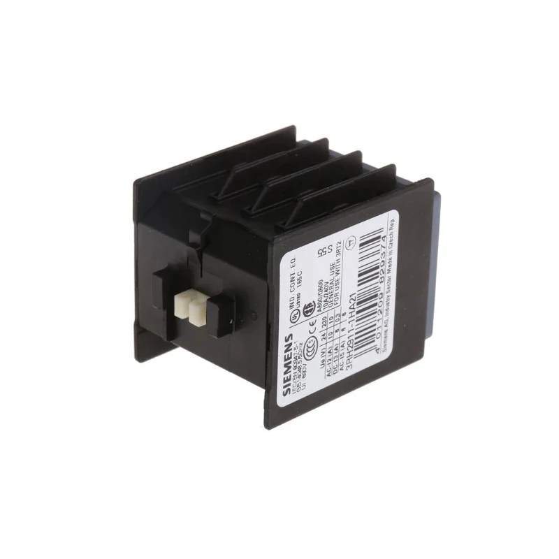 Siemens Auxiliary Contact, 3 Contact, 2 NO/1 NC, SIRIUS Series, Snap-On Mount, 10 A, 250 V DC, 690 V AC, 3RH2911-1HA21
